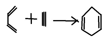 丁二烯与乙炔反应得1,4-环己二烯 的反应原理